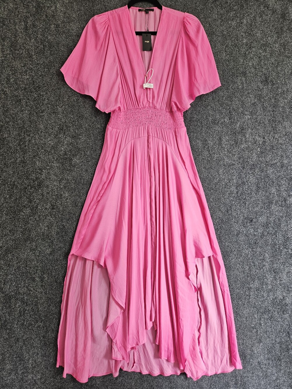 NWT Maje Rachelia Satin Maxi Dress